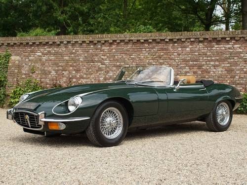 1972 Jaguar E-Type V12 convertible manual gearbox with overdrive In vendita