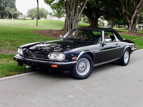 1990 Jaguar XJS Convertible, only 11.000 mile!! One owner SOLD