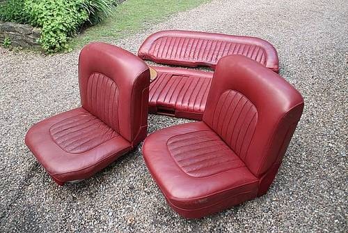 1959-1968 Jaguar Mk 2 Complete set of original leather seats For Sale