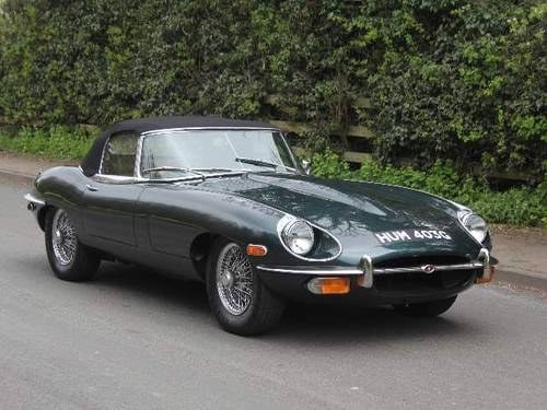 1969 Jaguar E-Type Series II 4.2 Roadster - Matching numbers VERKAUFT