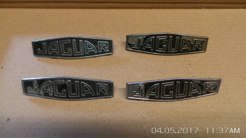 jaguar hub cap badges  In vendita