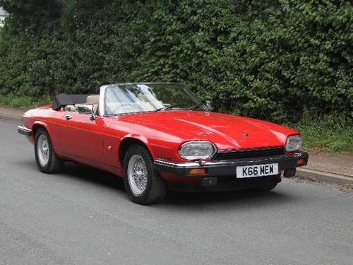 1992 Jaguar XJS V12 Convertible VENDUTO