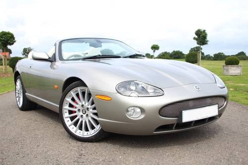 2005 Jaguar XKR-S Convertible, Stunning Example, Satin Silver!! For Sale