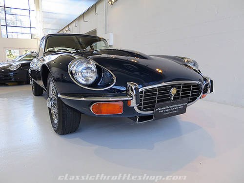 1971 beautiful restored E Type S3 2+2 FHC in navy, books SOLD