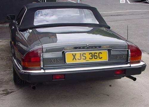 1985 XJS 3.6 Cabriolet RARE manual, low miles REG INCL. In vendita