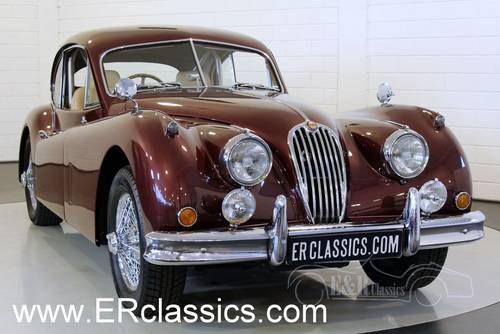 Jaguar XK 140 FHC 1956, 5 speed gearbox and disc brakes For Sale