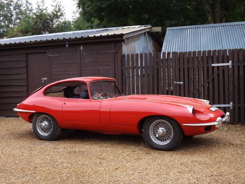 1970 Jaguar E-Type FHC 2 owners unfinished project For Sale by Auction