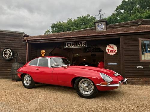 1966 JAGUAR E-TYPE S1 4.2 F.H.C VERKAUFT