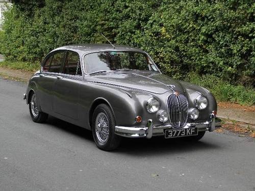 1962 Jaguar MK2 3.4 Manual O/D - Gunmetal Grey, Red leather VERKAUFT