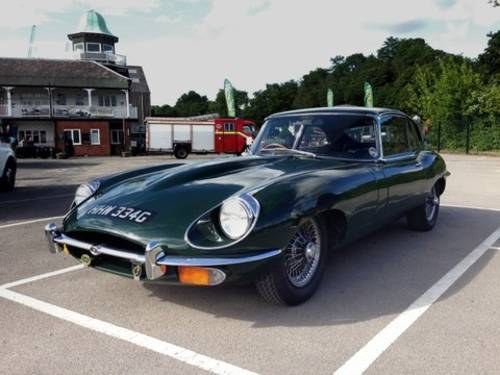 1969 Jaguar E-type series II, 2+2, British Racing Green In vendita
