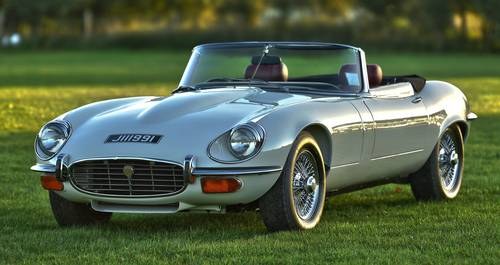 1973 E type Jaguar V12 Manual Roadster VERKAUFT