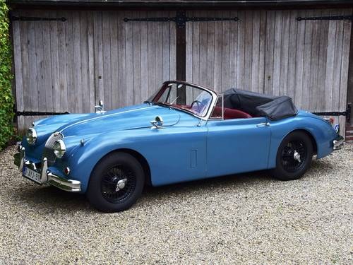 1959 Unrestored Jaguar XK150 DHC, ready to go anywhere. For Sale