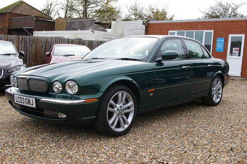2003 Stunning 4.2 Supercharged Jaguar XJR SOLD
