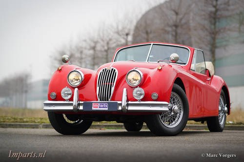 Jaguar XK140 DHC with Overdrive 1956 LHD For Sale