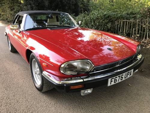 1988 XJS V12 Convertible 5.3 Automatic For Sale