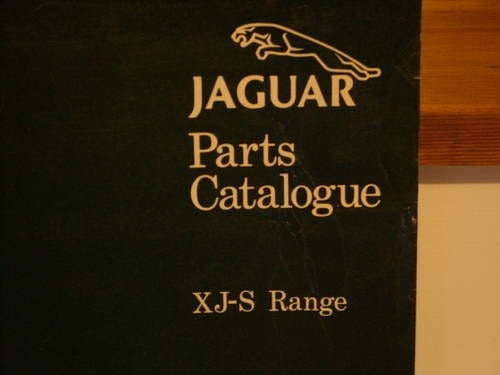 1990 jaguar xjs parts catalogue-comprehensive. In vendita