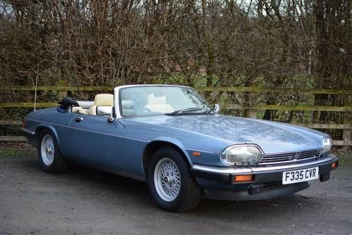 1988 Jaguar XJS Cabriolet V12 only 53k VERKAUFT