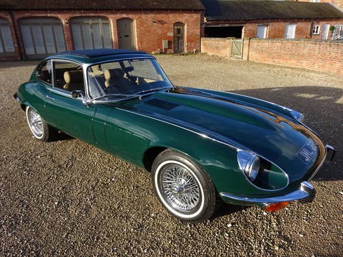 1971 JAGUAR E TYPE S3  V12 2+2 COUPE AUTO 19,912 MILES FROM NEW  For Sale