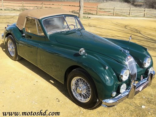 Jaguar XK 140 DHC from 1956. Fully restored !!! SOLD
