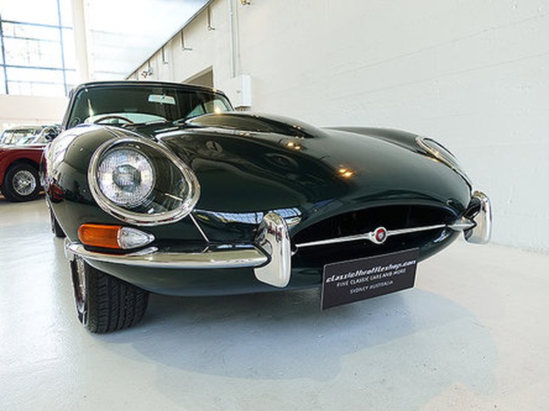 British Racing Green FHC, green leather, stunning condition