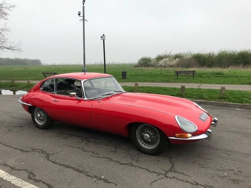 1967 Beautiful Red E Type 2+2 Series 1 4.2 Manual For Sale