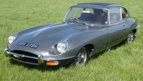 1969 Jaguar E-Type 2+2 For Sale Automatic VENDU