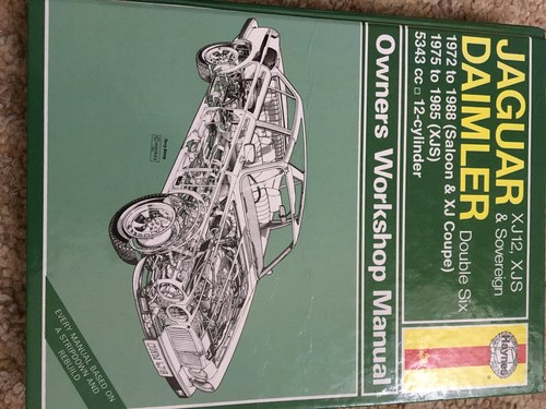 XJS Haynes Manual and Owners manual For Sale