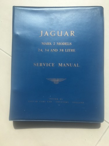 Jaguar MK2 Drivers Service Manual For Sale
