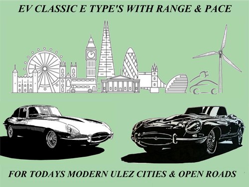 All Electric E Type with Range & Pace For Sale