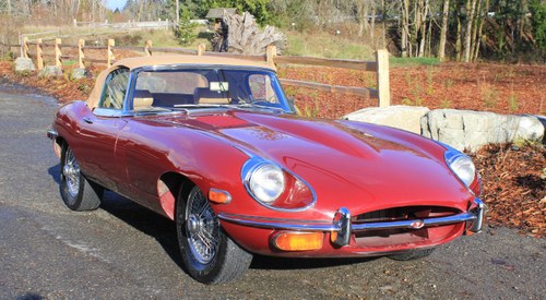 1970 Jaguar XKE E-Type Roadster For Sale by Auction