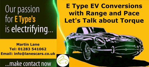 E Type - EV - Conversions by Lanes Cars- In vendita