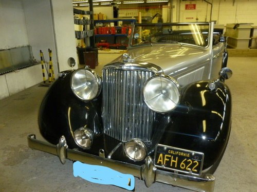 1948 Jaguar 3 1/2 litre DHC wrongly called MK4 In vendita