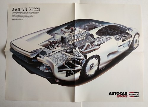 Autocar & Motor CHAMPION magazine poster insert In vendita