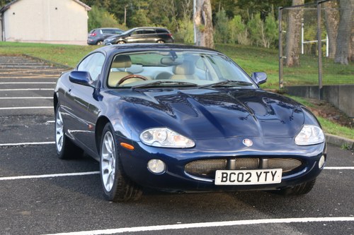 2002 Jaguar XKR Coupe Saphire Blue For Sale