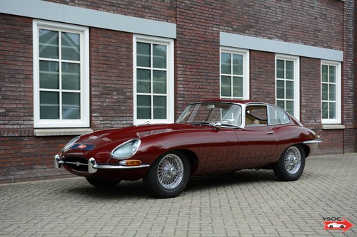 1963 Jaguar E-Type 3.8 Series I - Opalescent maroon, Matching nrs For Sale