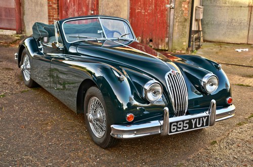 1956 Jaguar XK140 Drophead Coupe Left Hand Drive For Sale