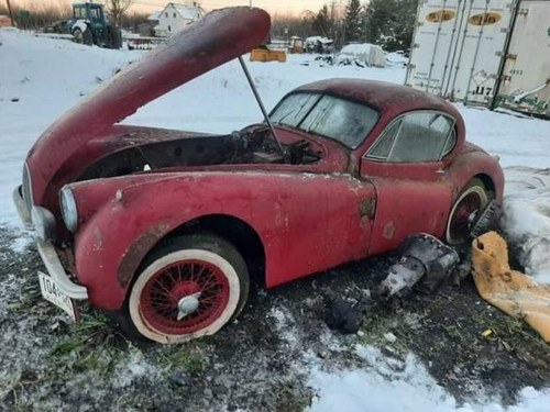 1951 Jaguar xk 120 fhc complete project Te koop