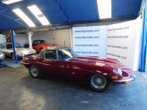 1970 JAGUAR E TYPE ROADSTER, 40600 MILES 2 OWNERS For Sale