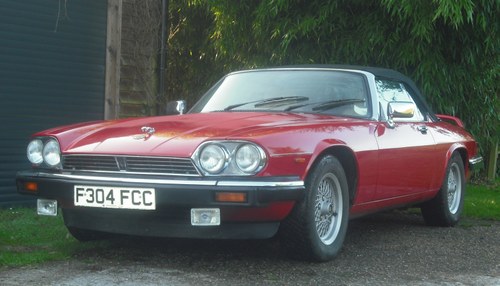 1989 Jaguar XJS V12 Convertible Reduced to sell. In vendita