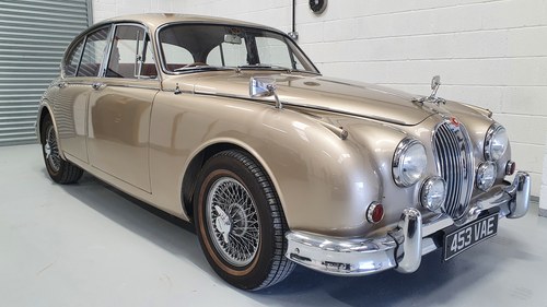 1963 Jaguar Mk2 manual overdrive with power steering. SOLD
