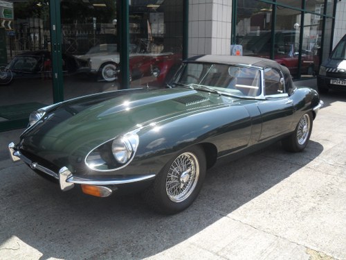 1969 Jag E Type S2 Roadster.   Jag Shop say 'better than new' For Sale