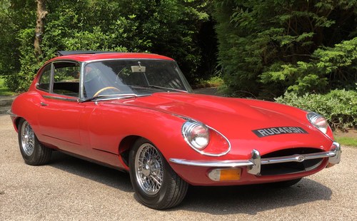 1969 Jaguar E Type Series II Coupe 2+2 Automatic history from new In vendita