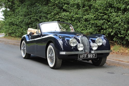 1953 Jaguar XK120 DHC - 100k Miles of UK and European Touring VERKAUFT