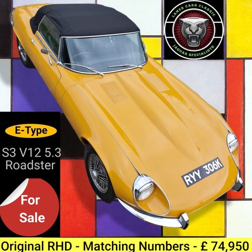 1972 The 117th original RHD – manufactured E Type in October 1971 For Sale