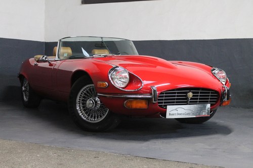 1973 Jaguar E type V12 Convertible Manual Gearbox & Aircon (LHD) For Sale
