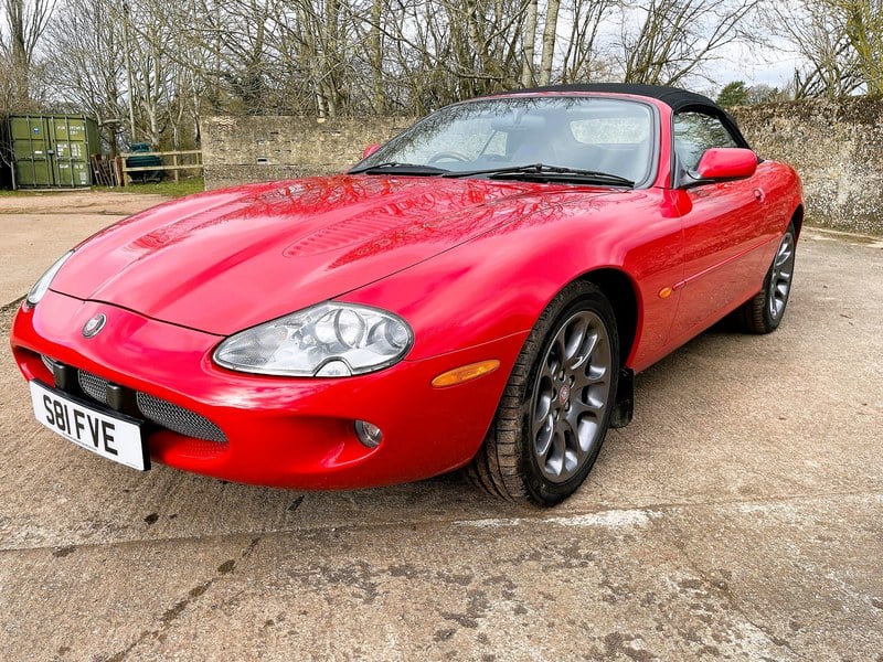 exceptional 1998 Jaguar XKR supercharged convertible+34k