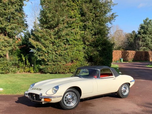 1973 Jaguar E-type Series 3 Roadster - 2,554 miles from new For Sale