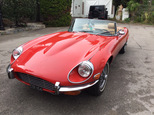 1974 Jaguar 'E' Type roadster V12 Injection