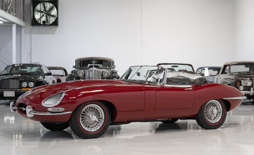 1963 JAGUAR E-TYPE SERIES I ROADSTER SOLD