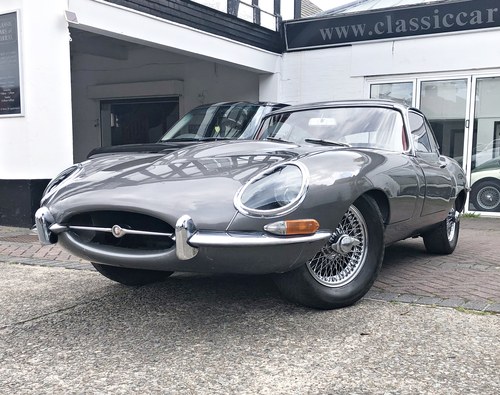 1964 JAGUAR E TYPE 3.8 COUPE. UK CAR. FANTASTIC HISTORY. VERKAUFT